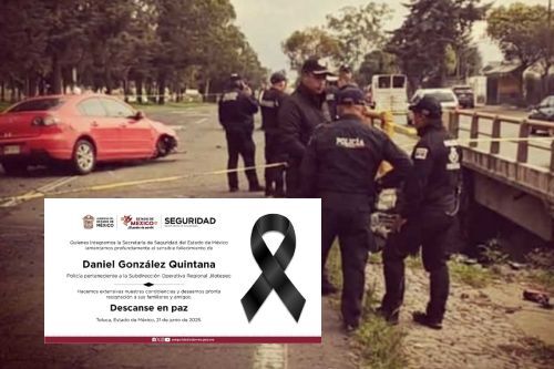 Muere en trágico accidente, oficial Daniel González Quintana, adscrito a Jilotepec
